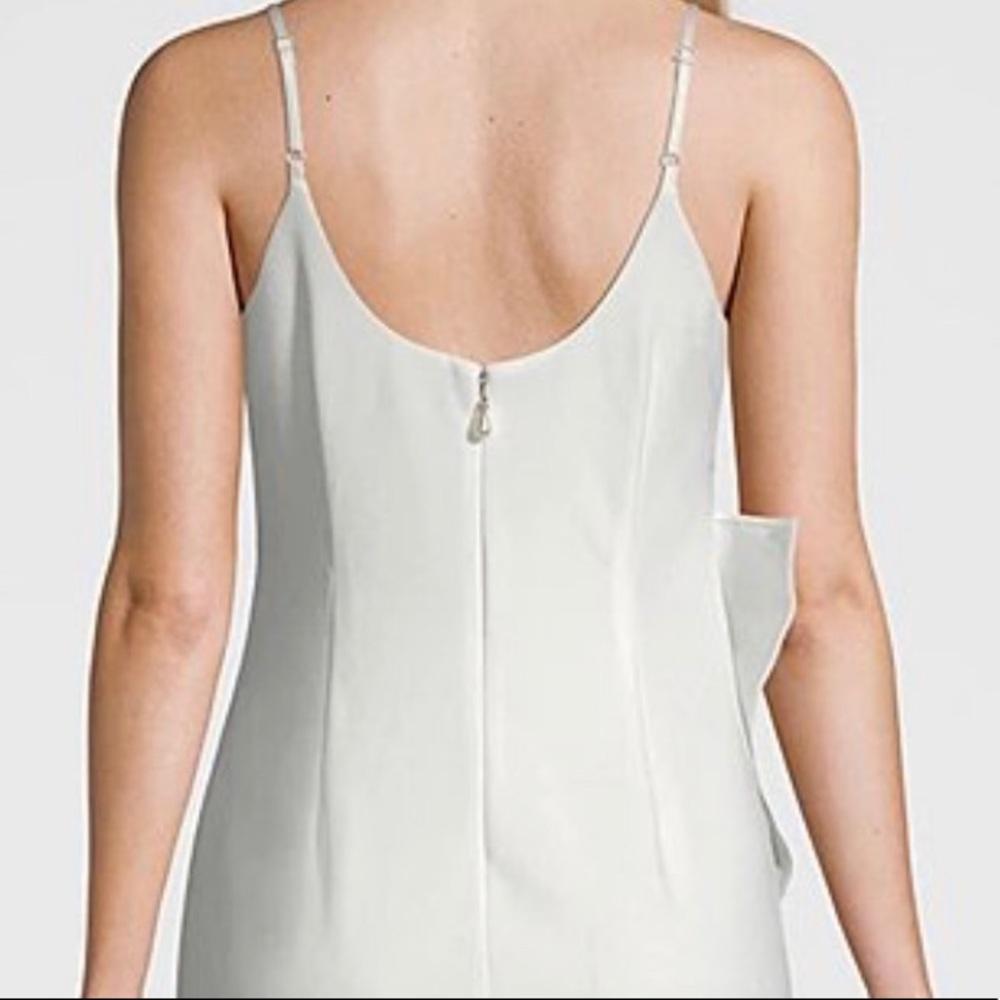 NWT Elegant WHBM ivory sleeveless midi dress - Picture 3 of 5